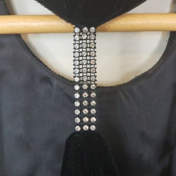 Blondie & Me Evening | Black T-Back Dress - Picture 4 of 6